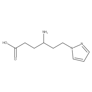 4-amino-6-(1H-pyrazol-1-yl)hexanoic acid Structure