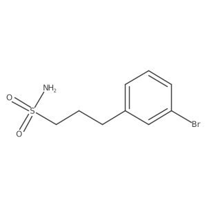 3-(3-Bromophenyl)propane-1-sulfonamide结构式