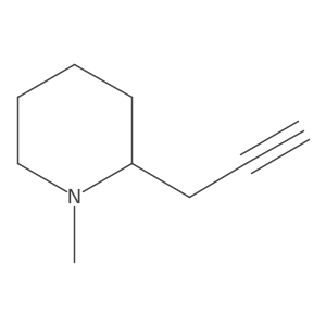 2-Propargyl-1-methyl-piperidine Structure