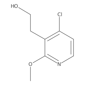 2-(4-Chloro-2-methoxypyridin-3-yl)ethan-1-ol Structure
