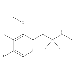 [1-(3,4-Difluoro-2-methoxyphenyl)-2-methylpropan-2-yl](methyl)amine结构式