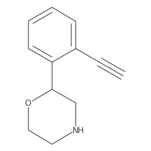 2-(2-Ethynylphenyl)morpholine结构式