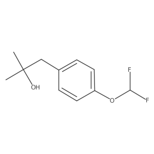 1-[4-(Difluoromethoxy)phenyl]-2-methylpropan-2-ol结构式