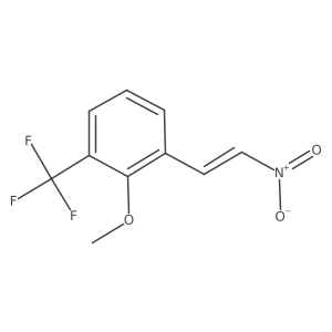 2-Methoxy-1-(2-nitroethenyl)-3-(trifluoromethyl)benzene结构式