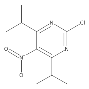 2-Chloro-4,6-diisopropyl-5-nitropyrimidine Structure