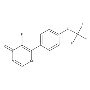 5-Fluoro-6-[4-(trifluoromethoxy)phenyl]pyrimidine-4-thiol Structure
