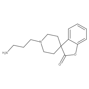 1a(2)-(3-Aminopropyl)spiro[benzofuran-3(2H),4a(2)-piperidin]-2-one Structure