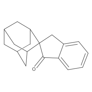 Spiro[2H-indene-2,2a(2)-tricyclo[3.3.1.13,7]decan]-1(3H)-one结构式