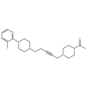 1-[4-(4-{[1-(3-Fluoropyridin-2-yl)piperidin-4-yl]oxy}but-2-yn-1-yl)piperazin-1-yl]ethan-1-one Structure