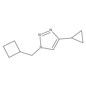 1-(cyclobutylmethyl)-4-cyclopropyl-1H-1,2,3-triazole Structure