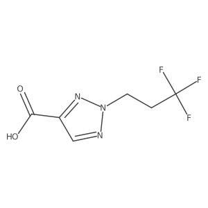 2-(3,3,3-Trifluoropropyl)-2H-1,2,3-triazole-4-carboxylic acid结构式