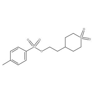 2-(1,1-Dioxo-1lambda6-thian-4-yl)ethyl 4-methylbenzene-1-sulfonate Structure