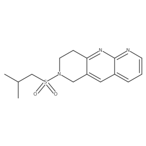 7-(2-methylpropanesulfonyl)-6H,7H,8H,9H-pyrido[2,3-b]1,6-naphthyridine Structure