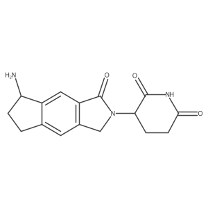 3-(7-Amino-1-oxo-3,5,6,7-tetrahydrocyclopenta[f]isoindol-2-yl)piperidine-2,6-dione Structure