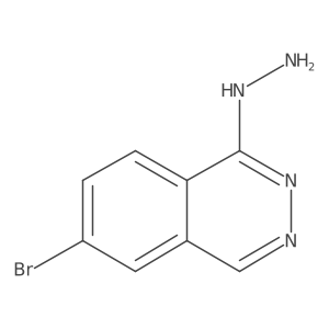 6-Bromo-1-hydrazinylphthalazine Structure