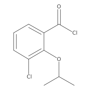 3-Chloro-2-(1-methylethoxy)benzoyl chloride Structure