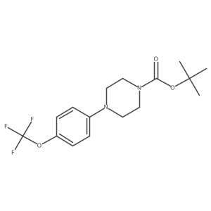 Tert-butyl 4-(4-(trifluoromethoxy)phenyl)piperazine-1-carboxylate结构式