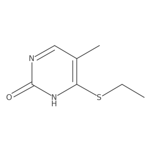 4-ethylthio-5-methylpyrimidin-2(1H)-one结构式