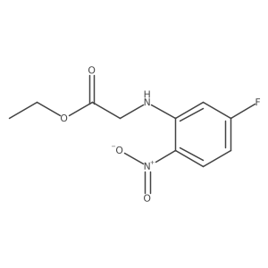 5-Fluoro-2-nitroanilinoacetic acid ethyl ester Structure