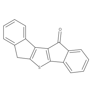 Diindeno[1,2-b:1a(2),2a(2)-d]thiophen-11(6H)-one Structure