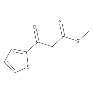 Methyl 3-oxo-3-thiophen-2-ylpropanedithioate Structure