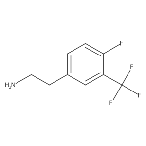 2-(4-Fluoro-3-trifluoromethylphenyl)ethylamine结构式