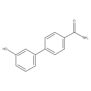 3'-Hydroxy-[1,1'-biphenyl]-4-carboxamide结构式