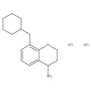 8-Piperidin-1-ylmethylchroman-4-ylamine dihydrochloride Structure