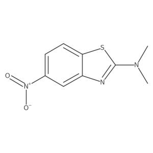 N,N-dimethyl-5-nitro-1,3-benzothiazol-2-amine Structure