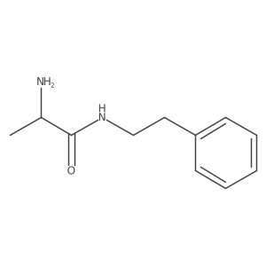 2-amino-N-(2-phenylethyl)propanamide Structure