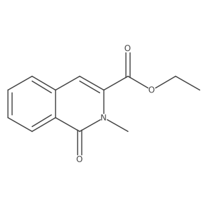 Ethyl 2-methyl-1-oxo-1,2-dihydroisoquinoline-3-carboxylate Structure