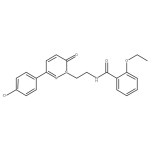 N-(2-(3-(4-chlorophenyl)-6-oxopyridazin-1(6H)-yl)ethyl)-2-ethoxybenzamide Structure