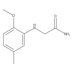 2-[(2-Methoxy-5-methylphenyl)amino]acetamide Structure