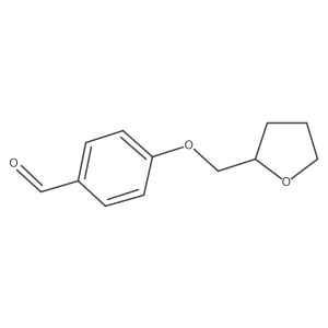 4-(Tetrahydrofuran-2-ylmethoxy)benzaldehyde Structure