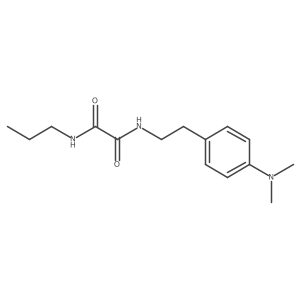 N1-(4-(dimethylamino)phenethyl)-N2-propyloxalamide结构式