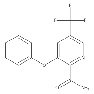 3-Phenoxy-5-(trifluoromethyl)picolinamide Structure