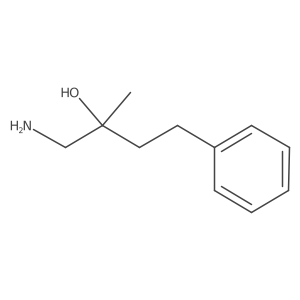 1-Amino-2-methyl-4-phenylbutan-2-ol结构式