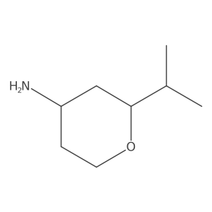 2-(Propan-2-yl)oxan-4-amine结构式