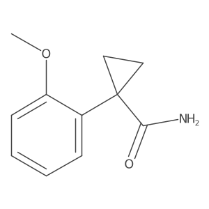 1-(2-Methoxyphenyl)cyclopropane-1-carboxamide Structure