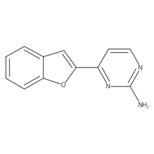 4-(1-Benzofuran-2-yl)pyrimidin-2-amine结构式