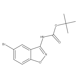 tert-butyl N-(5-bromo-1,2-benzoxazol-3-yl)carbamate Structure