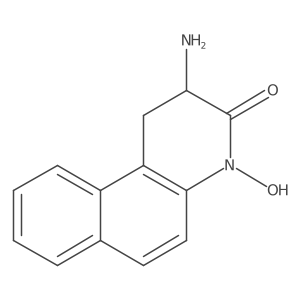 2-amino-4-hydroxy-1,2-dihydrobenzo[f]quinolin-3(4H)-one Structure