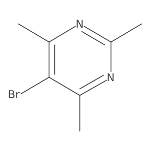 5-Bromo-2,4,6-trimethylpyrimidine Structure