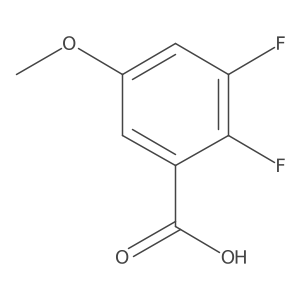 2,3-Difluoro-5-methoxy-benzoic acid结构式