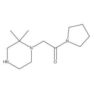 2-(2,2-Dimethylpiperazin-1-yl)-1-pyrrolidin-1-ylethanone Structure