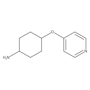 Trans-4-(pyridin-4-yloxy)cyclohexanamine Structure