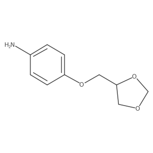 4-(1,3-Dioxolan-4-ylmethoxy)aniline结构式