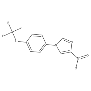 4-nitro-1-{4-(trifluoromethoxy)phenyl}-1H-imidazole Structure