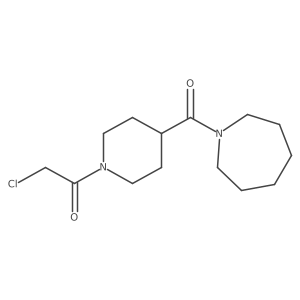 1-[4-(Azepane-1-carbonyl)piperidin-1-yl]-2-chloroethan-1-one结构式