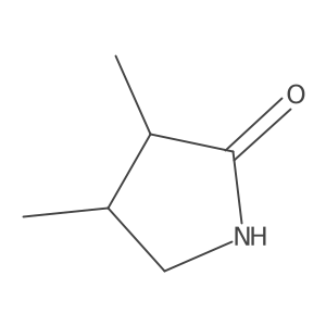rac-(3R,4R)-3,4-dimethylpyrrolidin-2-one Structure